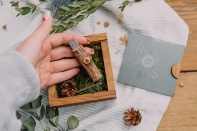 Wooden twig flash drive 16-128gb 3.0