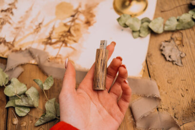 Wooden twig flash drive 16-128gb 3.0