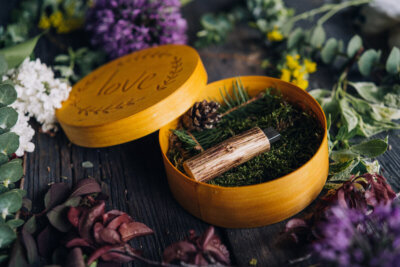 Wooden twig flash drive 16-128gb 3.0