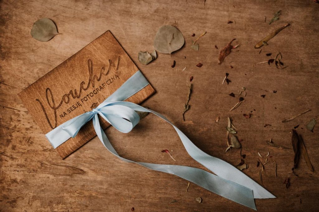Personalized wooden voucher