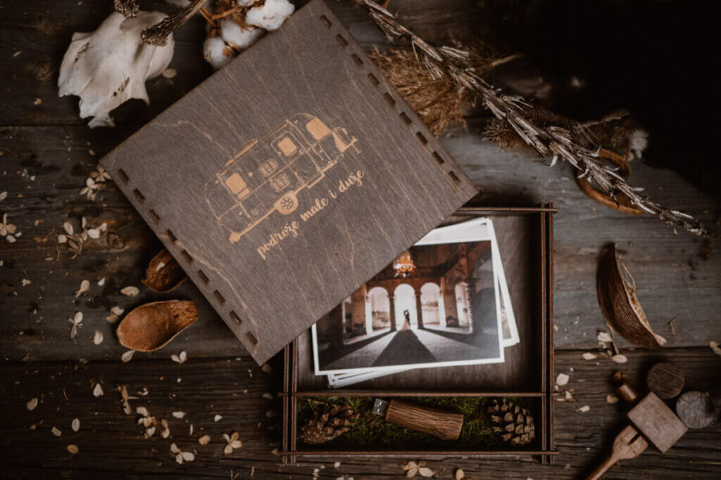Insert Photo box 13x18cm, 13x19cm + USB space