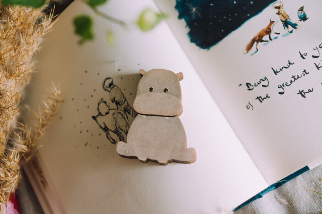 The hippo - Wooden USB 16GB - 64GB 3.0