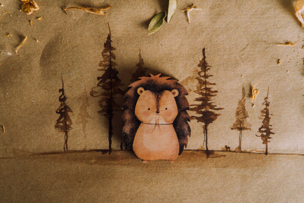 The Hedgehog - Wooden USB 16GB - 64GB 3.0
